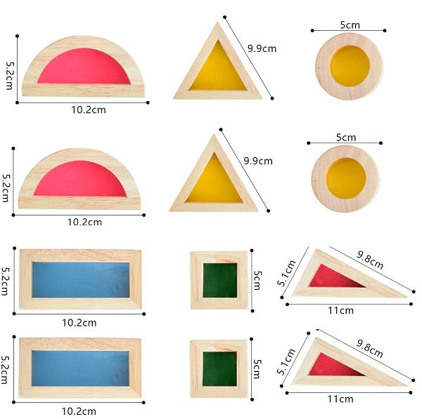 Montessori Rainbow Blocks