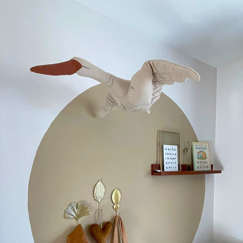 Plush Hanging Swan