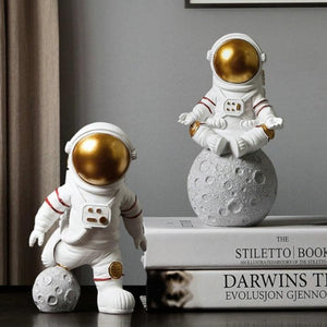 Carefree Astronaut Figurines