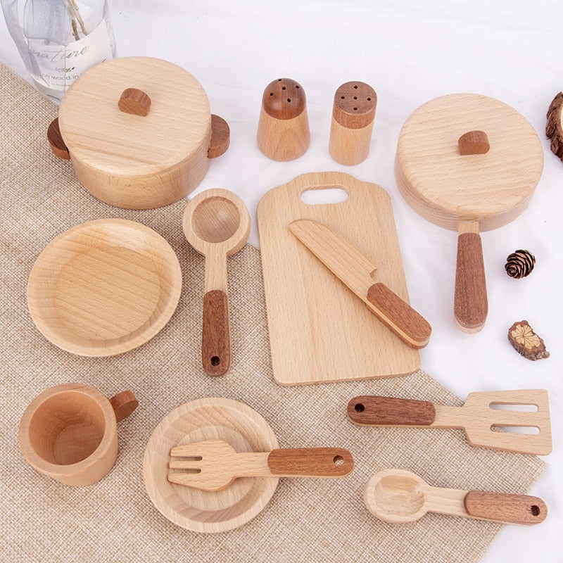 Perfect Wooden Kitchen Playset