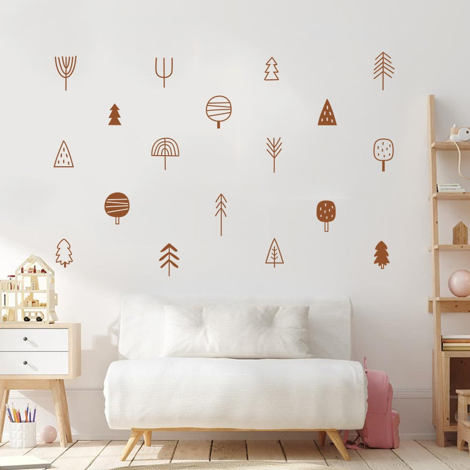 Boho Forest Wall Decal