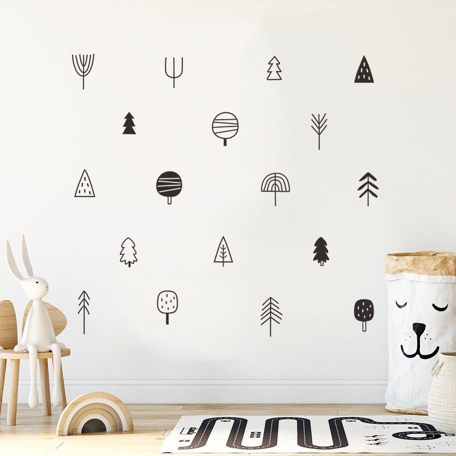 Boho Forest Wall Decal