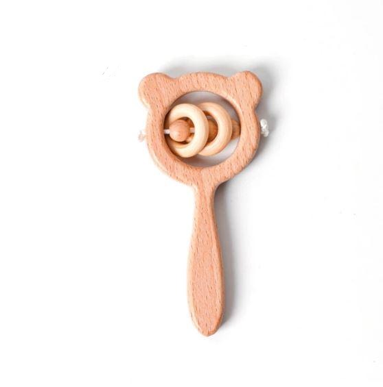 Wooden Teether 2pc set