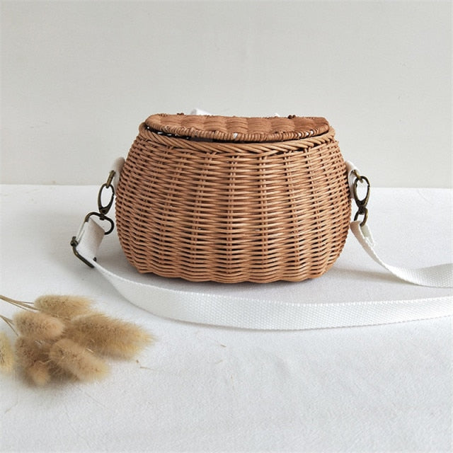 Rattan Basket Bag