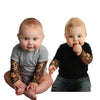 Baby Long-Sleeve Tattoo Romper