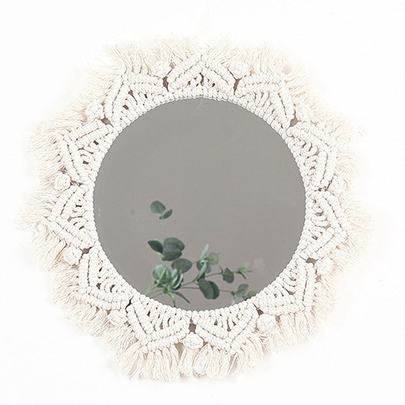 Ava Macrame Mirror