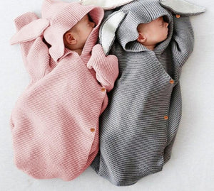 Knitted Bunny Swaddle