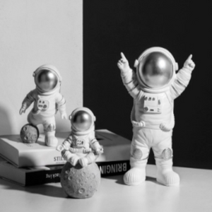 Carefree Astronaut Figurines