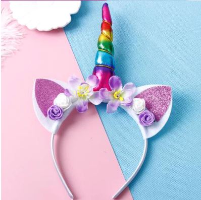 Flower Unicorn Headband