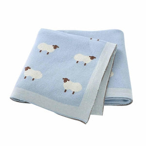 Baby Sheep Cotton Blanket