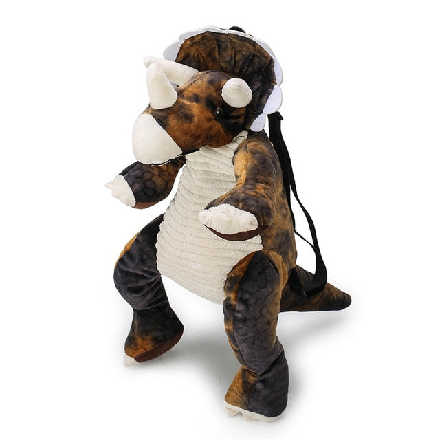 Plush Dinosaur Backpack