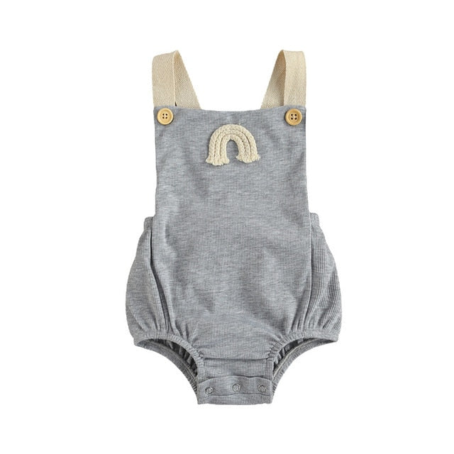 Knitted Rainbow Romper