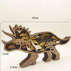 Wooden Layered Dinosaur Decor