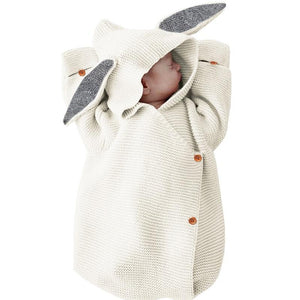 Knitted Bunny Swaddle