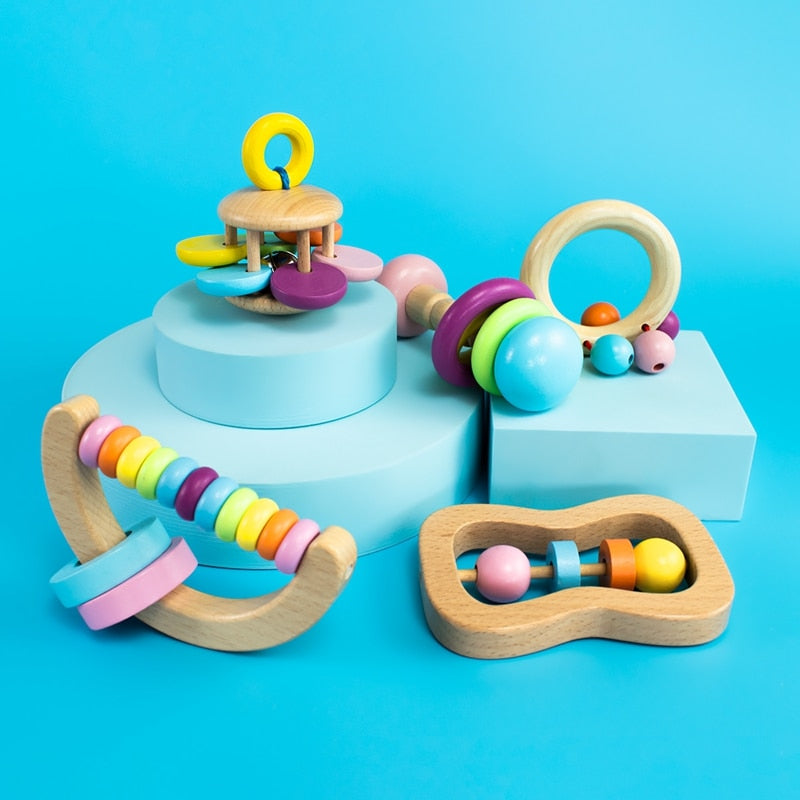 Montessori Baby Rattle Set