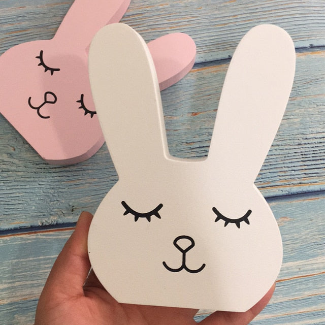 Wooden Dreaming Bunny Decor