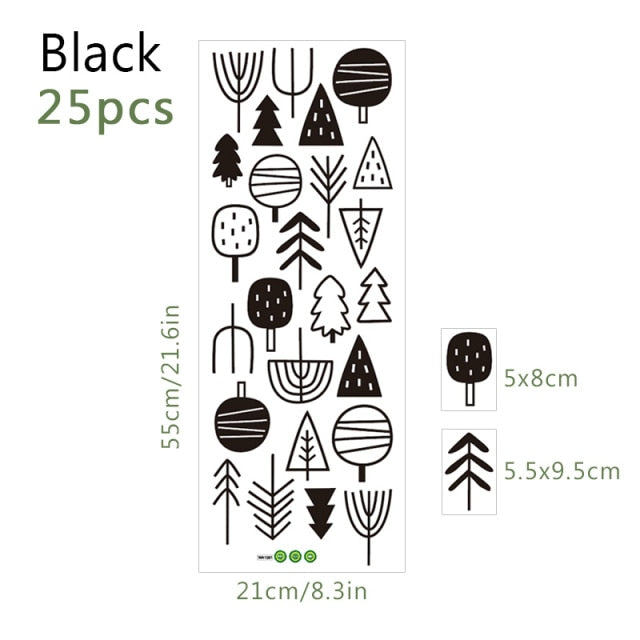 Boho Forest Wall Decal