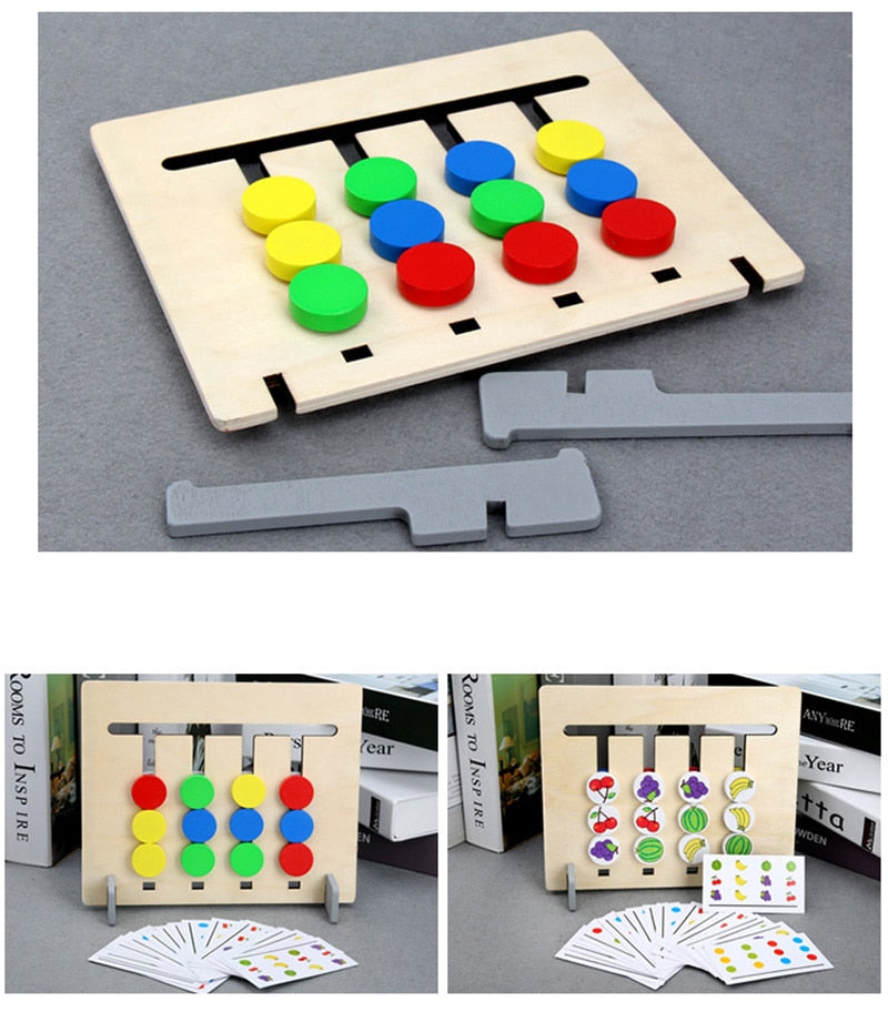 Montessori Fruit/Color Matching Game - Mille Kids