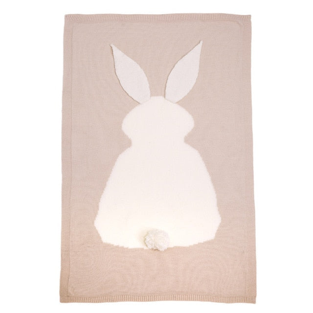 Knitted Bunny Blanket
