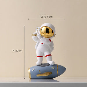 Astronaut Musicians Figurine