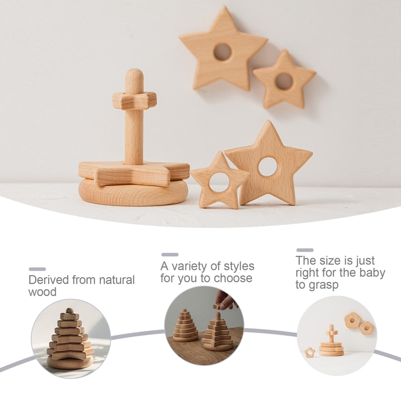 Wooden Stacking Tower