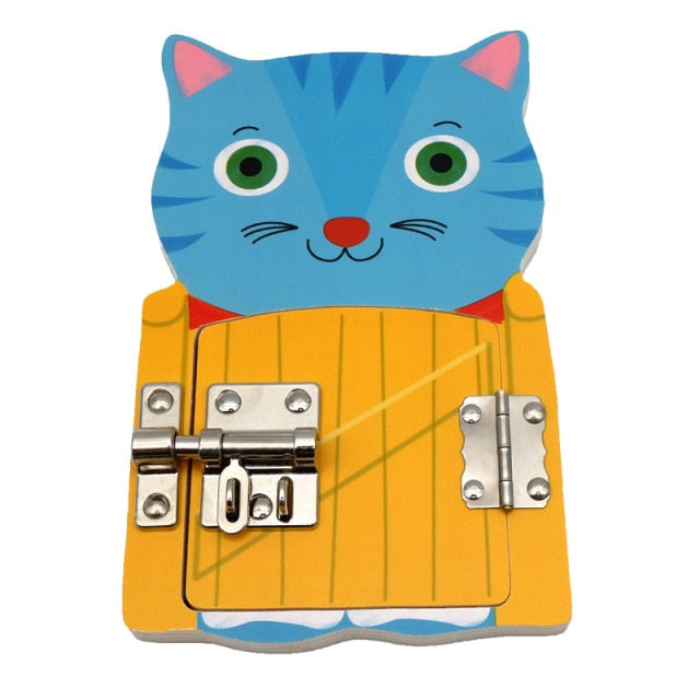 Montessori Animal Lock Toy