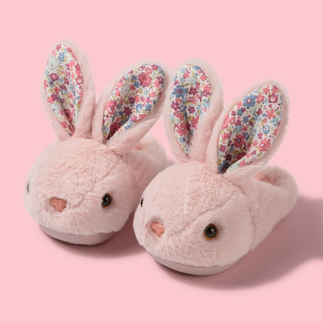 Sawyer Bunny Plush Slippers