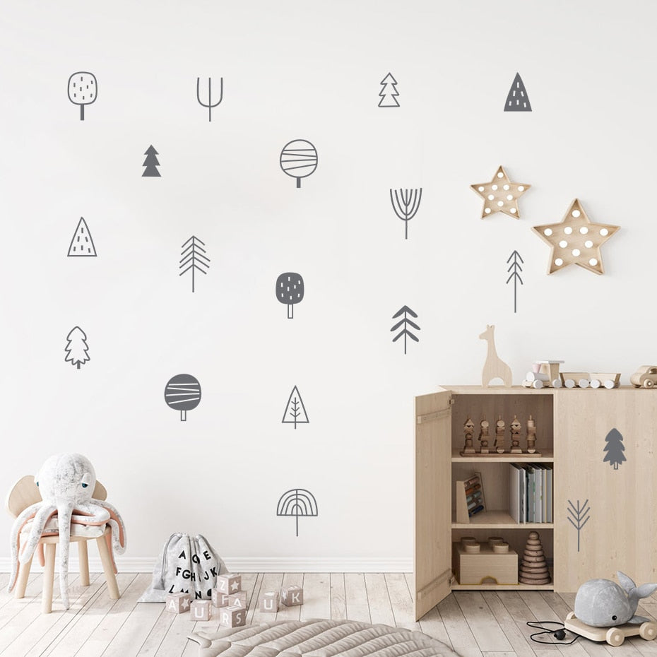 Boho Forest Wall Decal