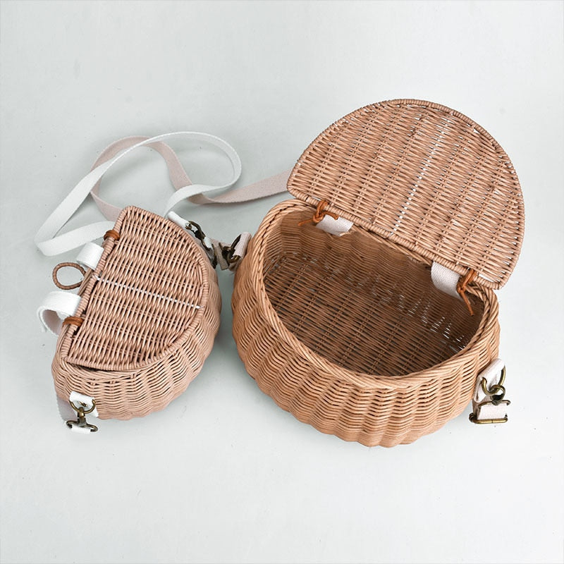 Rattan Basket Bag
