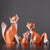 Curious Foxes Figurine