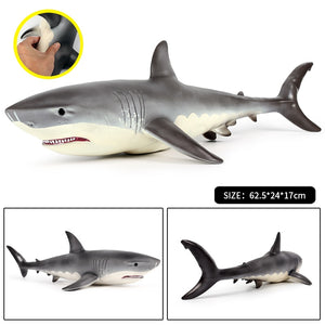 Realistic Great White Shark Toy