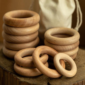 Beech Wood Teething Ring