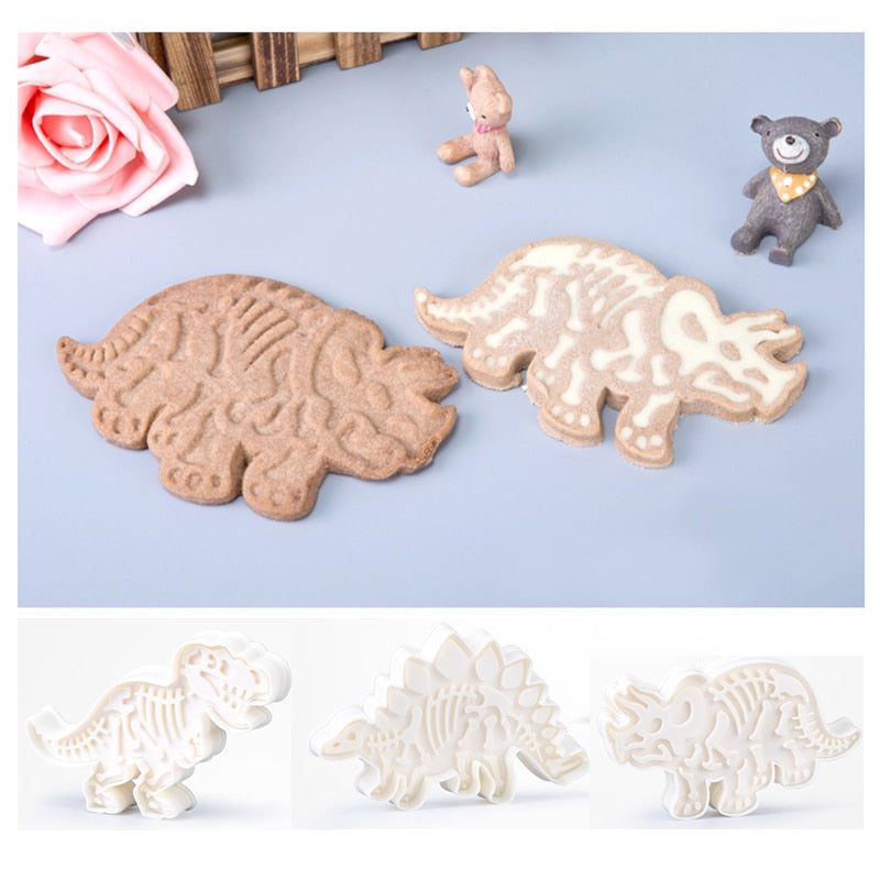 3D Dinosaur Cookie Cutter