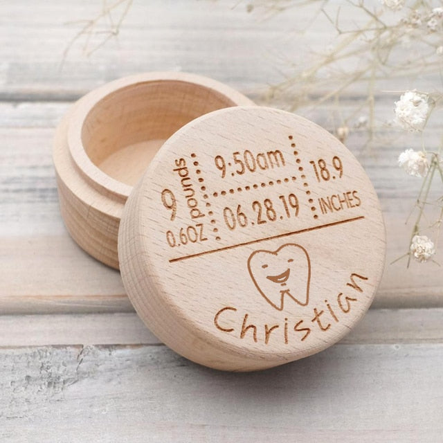 Personalized Baby Tooth Keepsake Box
