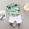 Tropical Shirt and Shorts Set