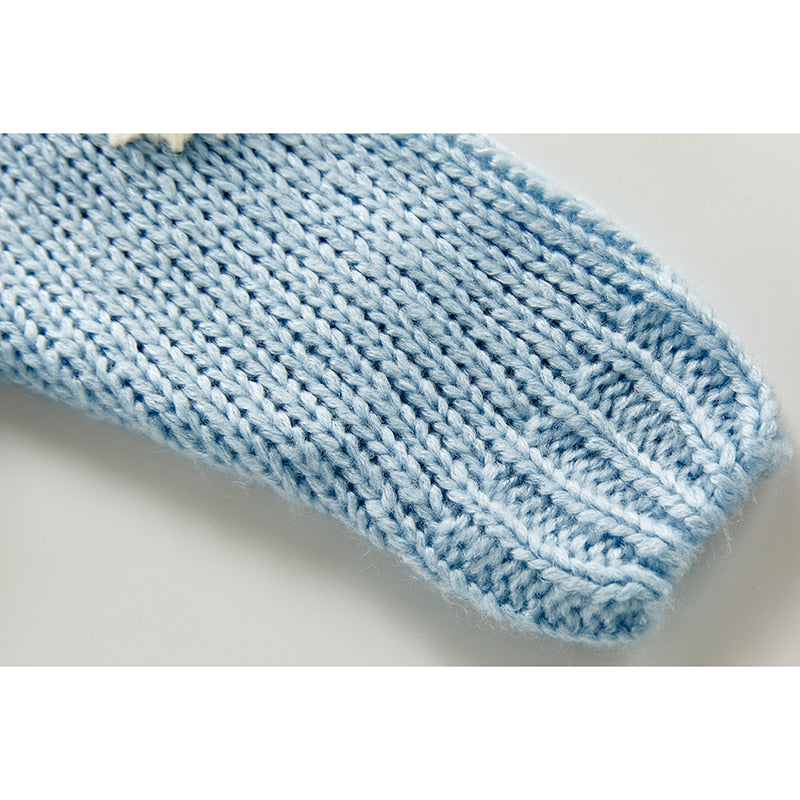 Knitted Daisy Cardigan