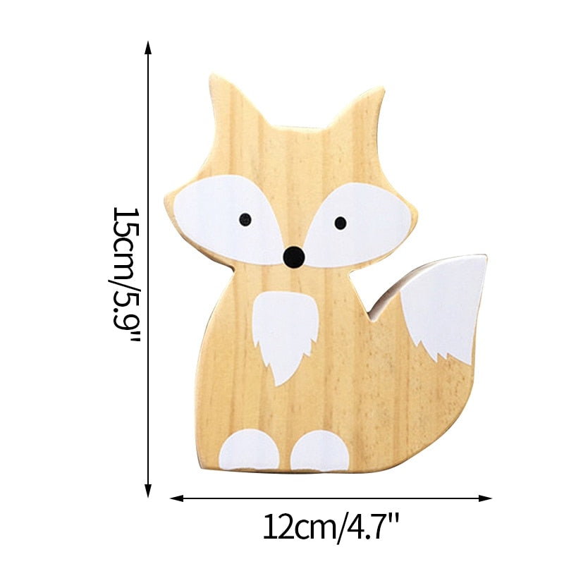Wooden Baby Fox