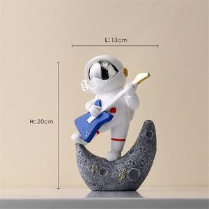 Astronaut Musicians Figurine