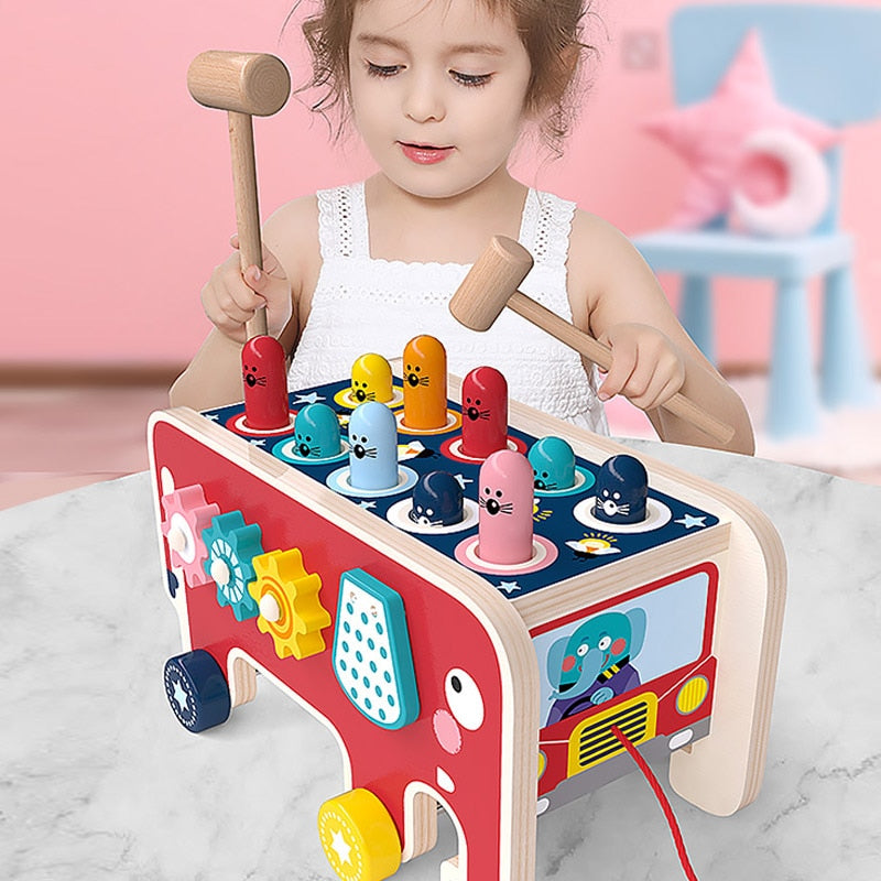 Wooden Ellie Activity Wagon