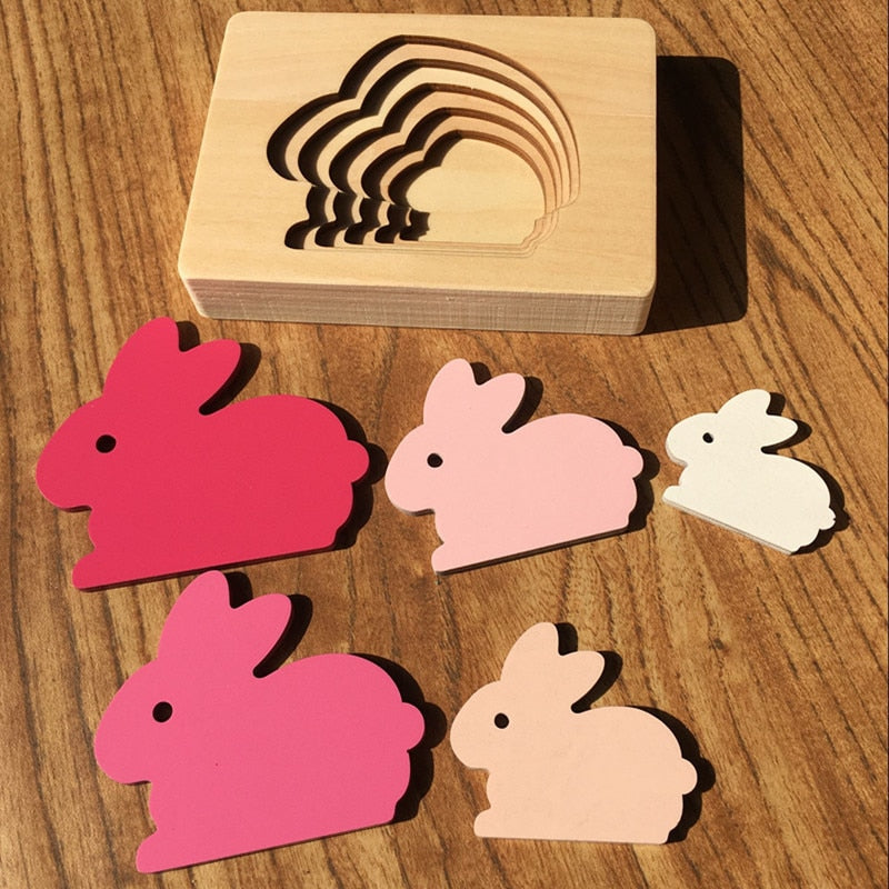 Wooden Animal 3D Puzzle