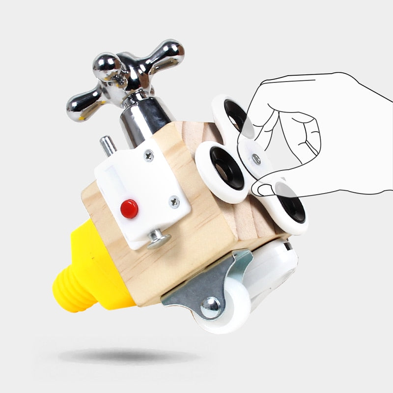 Wooden Craft Busy Cube