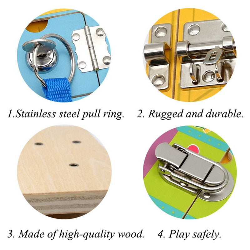 Montessori Animal Lock Toy