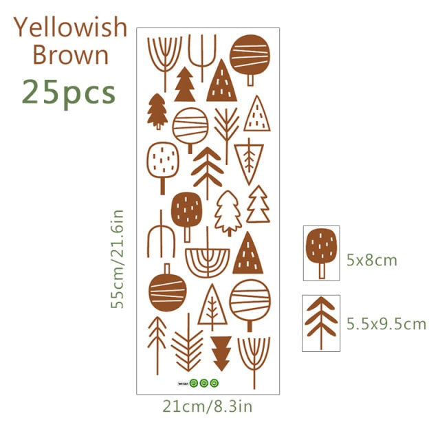 Boho Forest Wall Decal