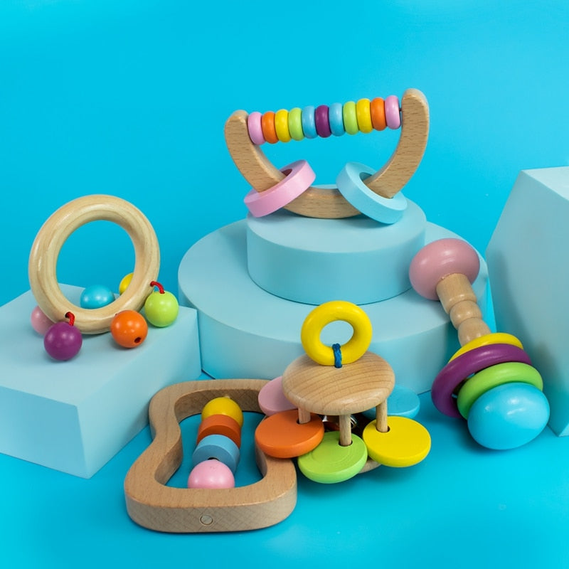 Montessori Baby Rattle Set