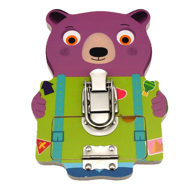 Montessori Animal Lock Toy