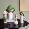 Bubble-blowing Kids Statue