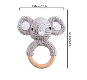 Knitted Animal Teething Toy