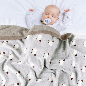 Baby Sheep Cotton Blanket