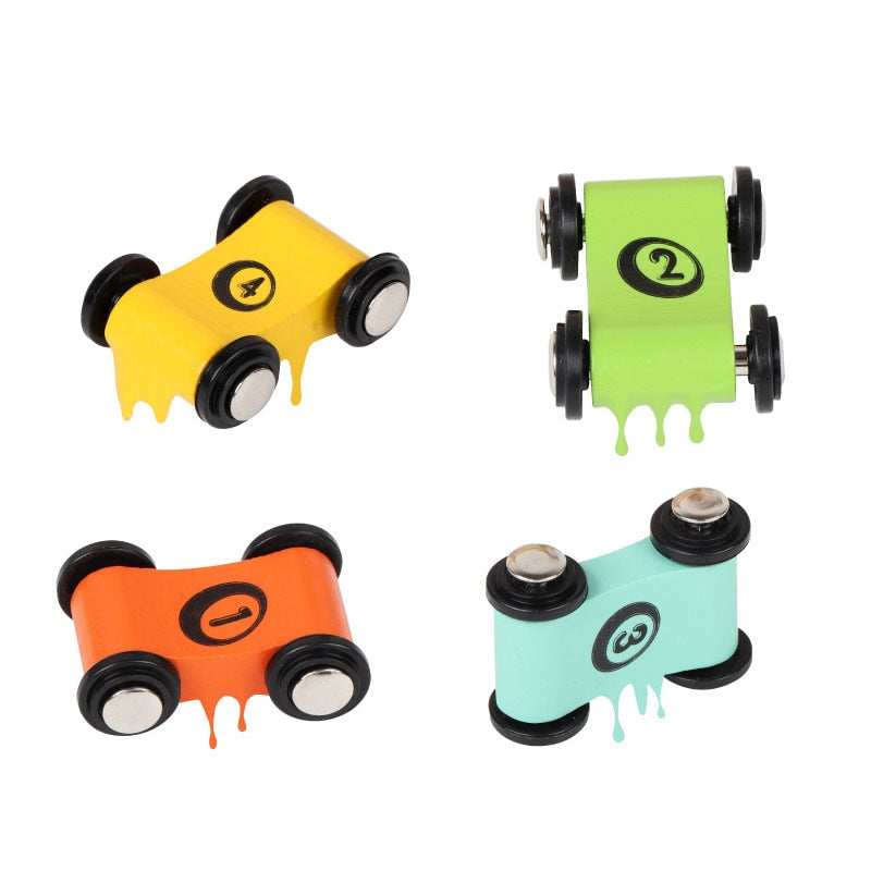 Wooden Car Ramp Racing