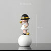 Bubble-blowing Kids Statue